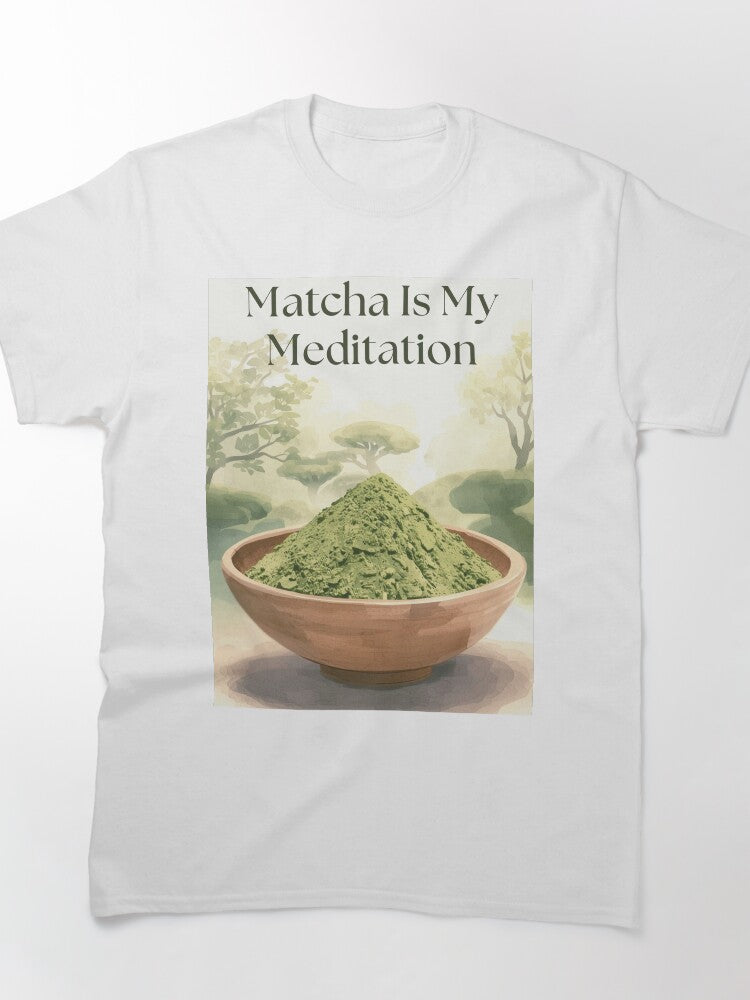 Zen Meditation Tea Apparel: Mindful Matcha Green Tea Classic Tee\nWould you like me to generate a set of high-converting product descriptions to match these SEO-optimized titles?