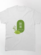 Original Matcha Graphic T-Shirt Premium Cotton Green Tea Top
