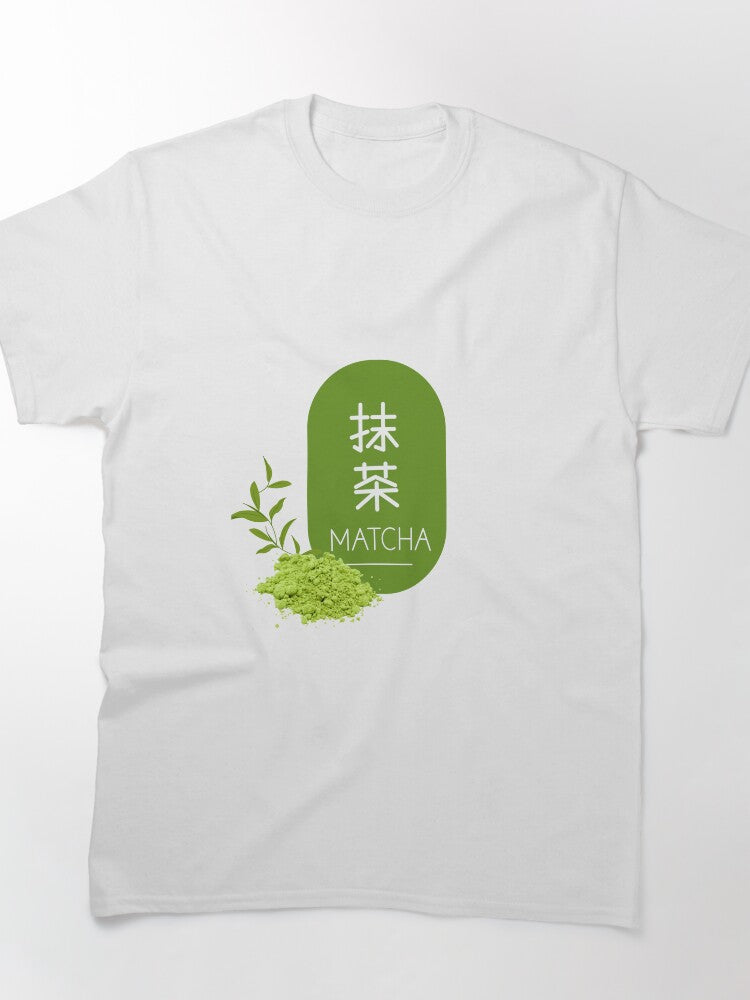 Original Matcha Graphic T-Shirt Premium Cotton Green Tea Top