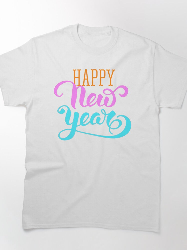 Colorful New Year Congrats Shirt – Vibrant Holiday Greeting