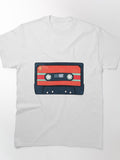 Red Retro Cassette Tape 90s Music Style Classic T-Shirt