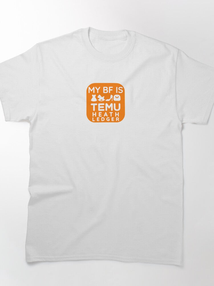 Temu Heath Ledger Style Tee | Pop Culture Mashup Graphic Shirt