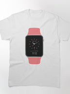 Modern Smart Watch Graphic Tee – Minimalist Digital Gadget Gift