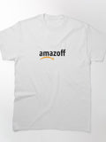 Amazoff Parody Logo Tee - Funny Sarcastic Online Shopping Shirt