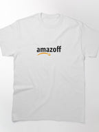 Amazoff Parody Logo Tee - Funny Sarcastic Online Shopping Shirt