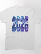 Cyberpunk 2026 Neon Futuristic Chrome Aesthetic Classic T-Shirt