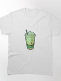 Matcha Frappuccino Design Tee Sweet Green Tea Drinker Gift