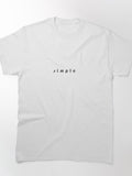 Simple Minimalist Plain Design Essential Basic Classic T-Shirt