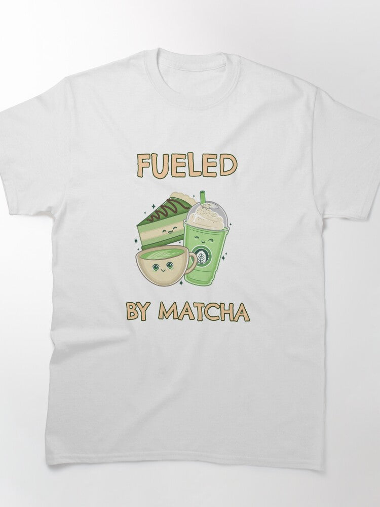 Fueled By Matcha Performance Tee Energy Boost Health Apparel