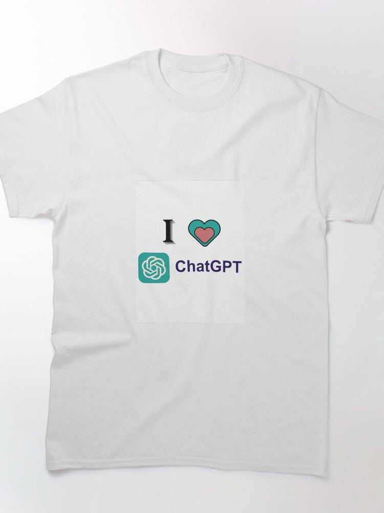 I Love ChatGPT Classic Heart Shirt | Loyal AI User Appreciation Tee