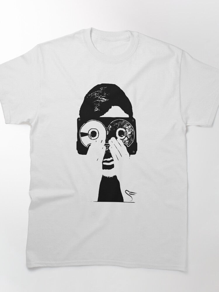 Funny Tape Face Performance Art Graphic Classic T-Shirt