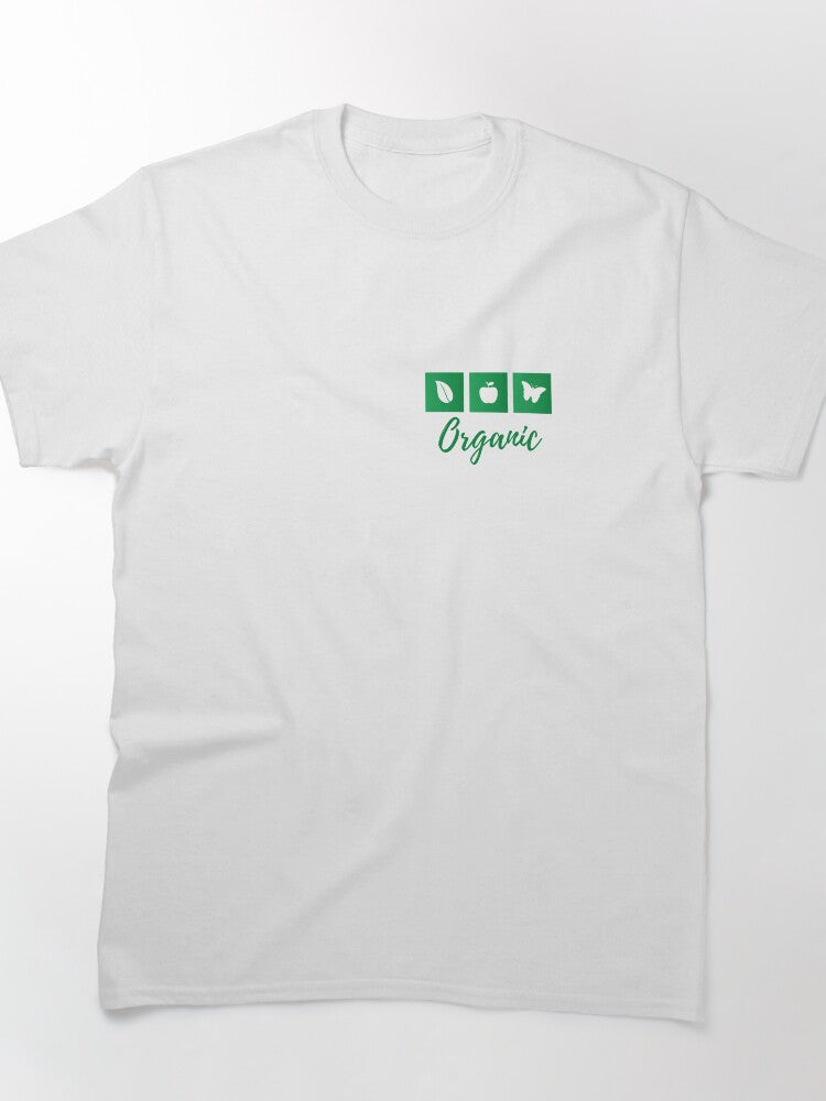 Organic Label Eco-Conscious Fashion Sustainable Cotton T-Shirt