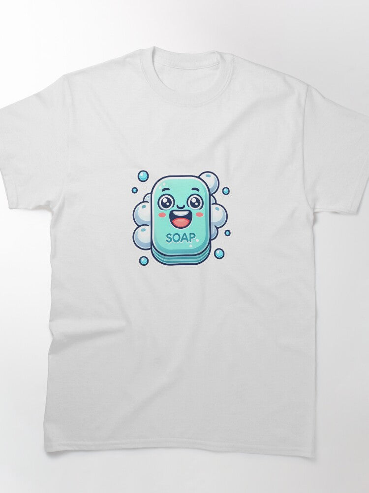 Laughing Soap Sticker Style Funny Clean Aesthetic T-Shirt