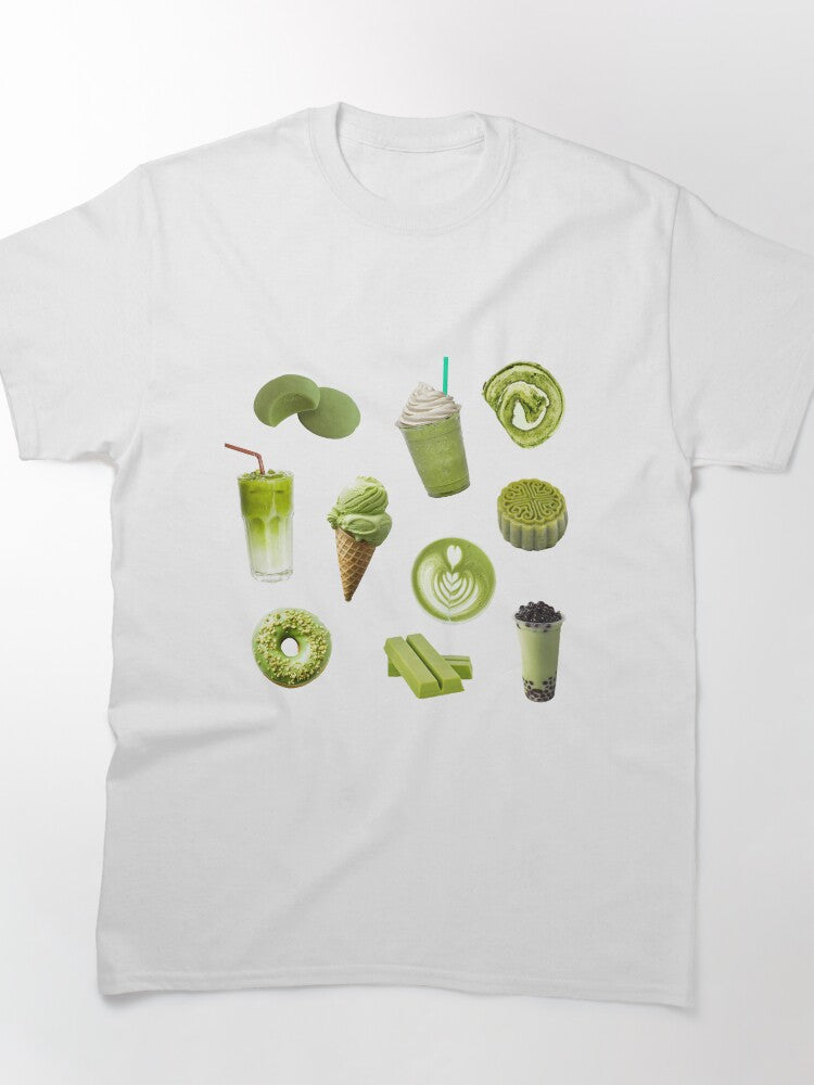 Matcha Lovers Sticker Pack Style Tee Fun Assorted Tea Graphics