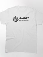 ChatGPT Best Friend Tee - Humorous AI Interaction Gift Top