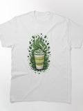 Delicious Matcha Latte Art T-Shirt Smooth Green Tea Graphic