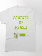 Powered By Matcha Energy Tee Performance Green Tea Apparel