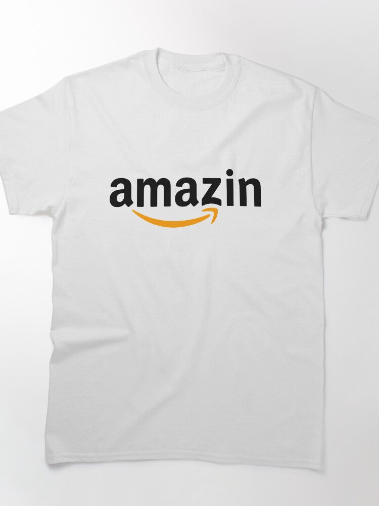 Amazin Vaush Black Graphic Tee - Internet Culture Meme Shirt