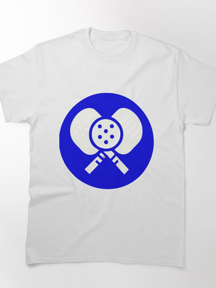 Modern Pickleball Icon Minimalist Sport Enthusiast T-Shirt