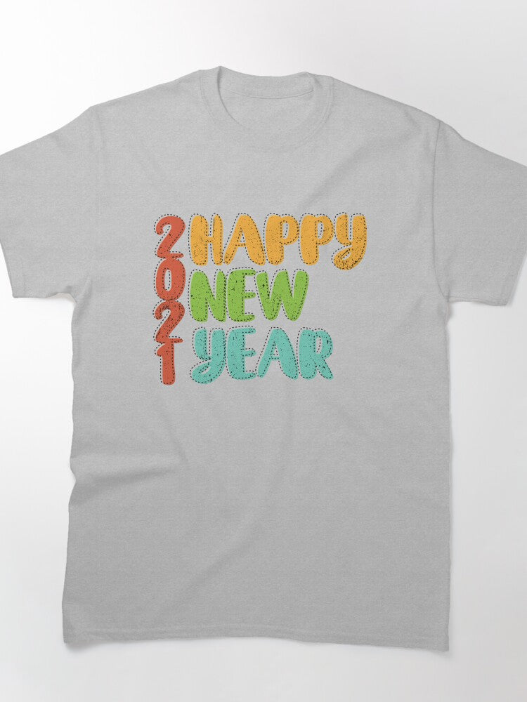 New Year 2021 Graphic Tee – Classic Holiday Event Wardrobe