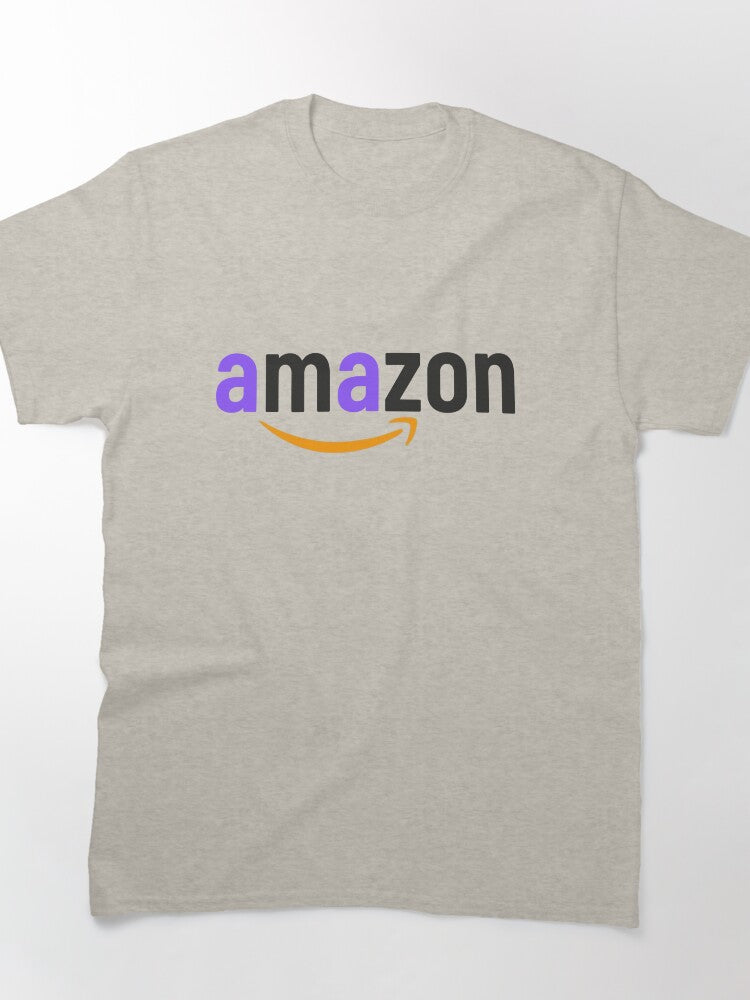 Official Amazon Logo Style Tee - Classic Branded Graphic Shirt