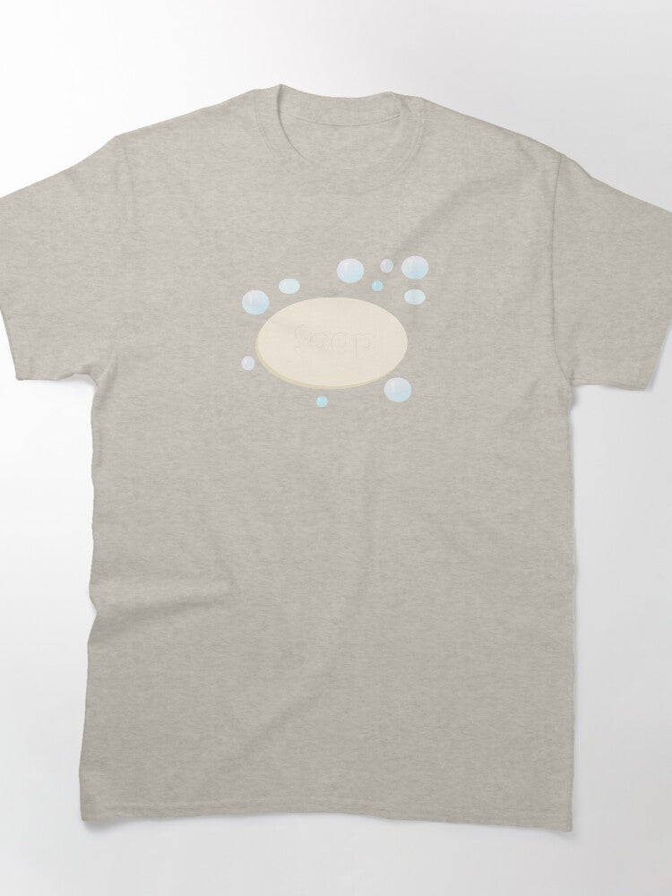 Soapy Bubbles Bath Time Freshness Graphic Classic T-Shirt