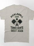 Funny Pickleball Humor Graphic Tee For Active Players
