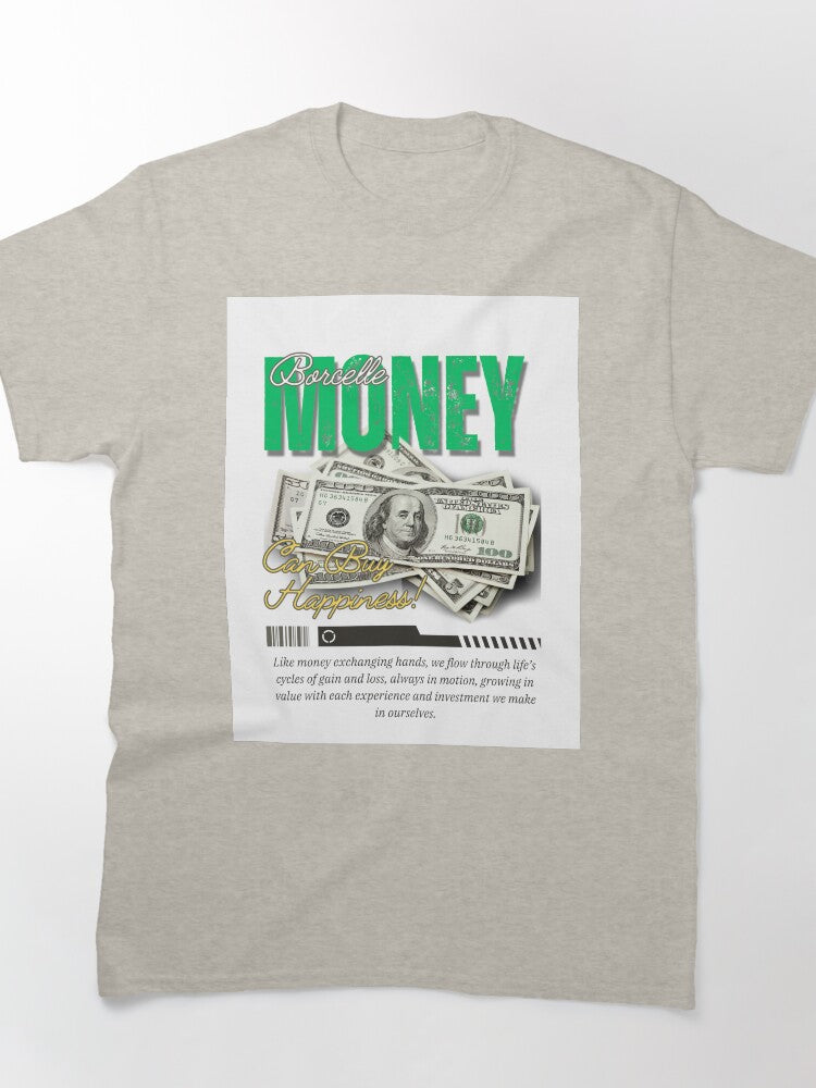 Money Wealth Success Financial Growth Minimalist Graphic Tee