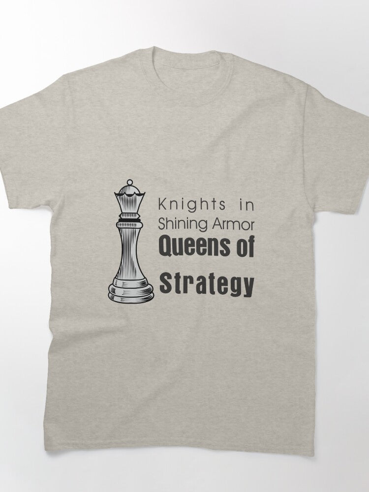 Queens Of Strategy Female Empowerment Business Tactical Tee