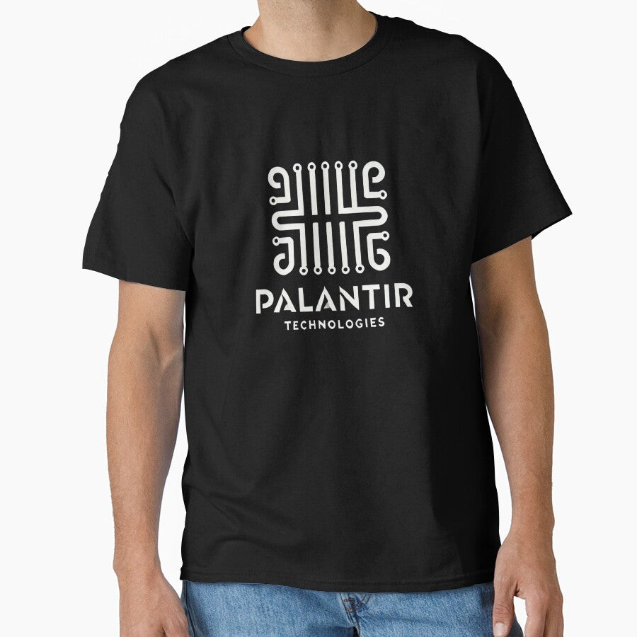 Palantir Stock Market Oversized T-Shirt PLTR Investor Trading Apparel Black