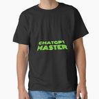 ChatGPT Master Essential Graphic Design Shirt | AI Creator Apparel Black