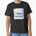 Happy New Year 2023 Classic Tee – Retro Festive Holiday Style Black
