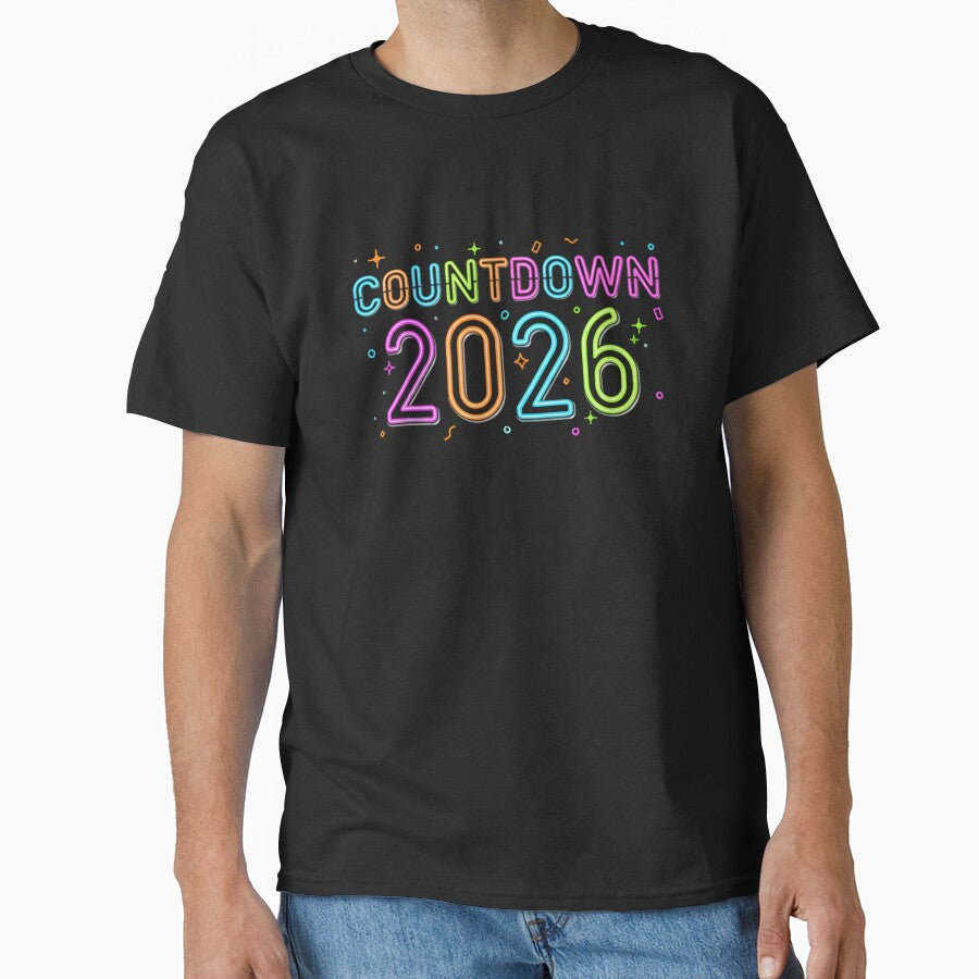Countdown 2026 In Progress Teacher Graduation Classic T-Shirt Black