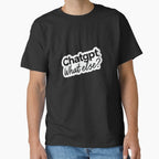 ChatGPT 04 Special Version Tee | Tech Evolution Graphic T-Shirt Black