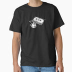 Retro Analog Cassette Tape Music Lover Classic T-Shirt Black