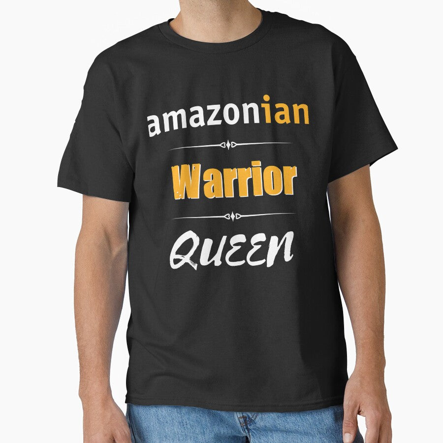 Amazonian Warrior Queen Birthday Tee - Wonderful Keepsake Gift Black