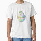 Kawaii Matcha Dessert Tee Cute Anime Style Japanese Sweets White