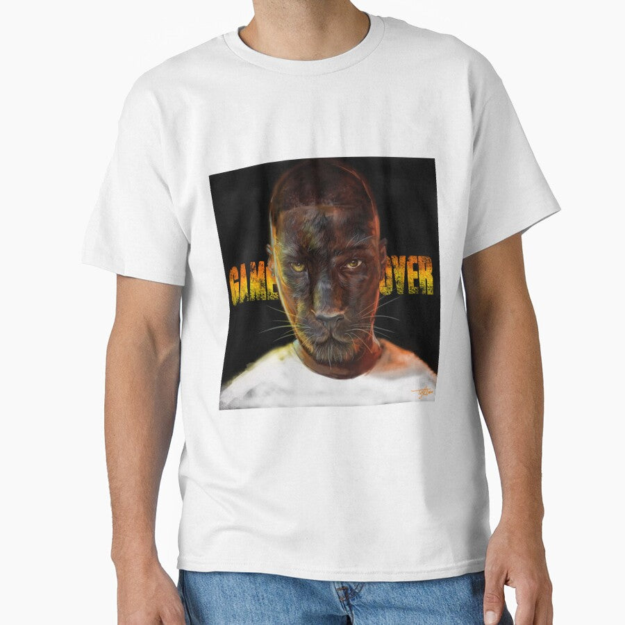 Dave Game Over Pixel Art Retro Gaming Graphic Classic T-Shirt White