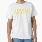 Simple Person Minimalist Personality Statement Classic T-Shirt White