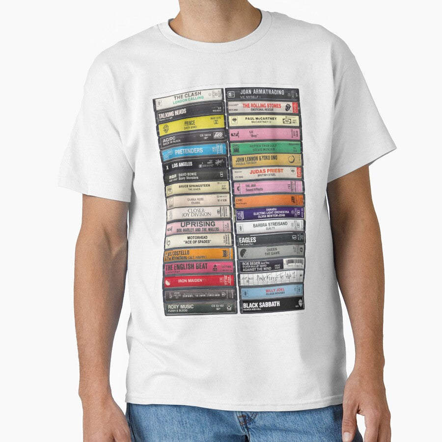 46th Birthday 1980 Milestone Music Legend Classic T-Shirt White