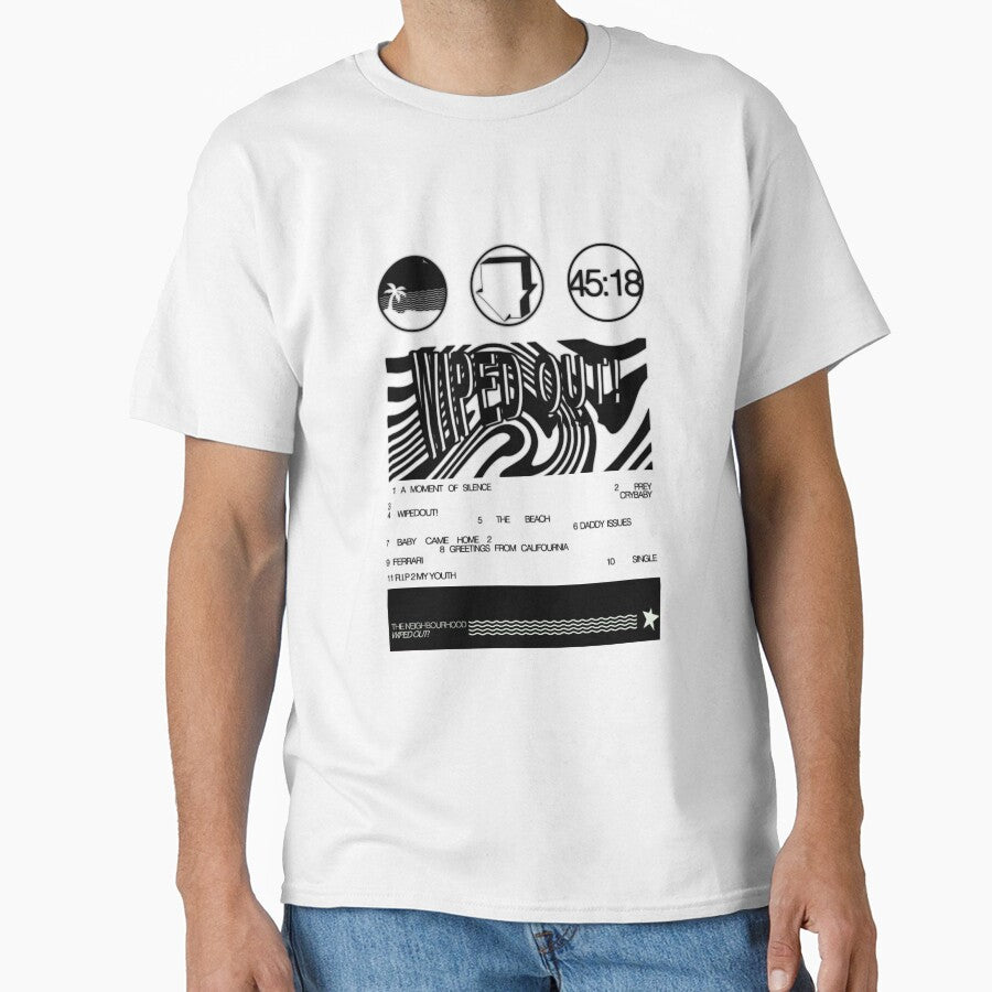 The Neighbourhood Wiped Out Minimalist Art Classic T-Shirt White