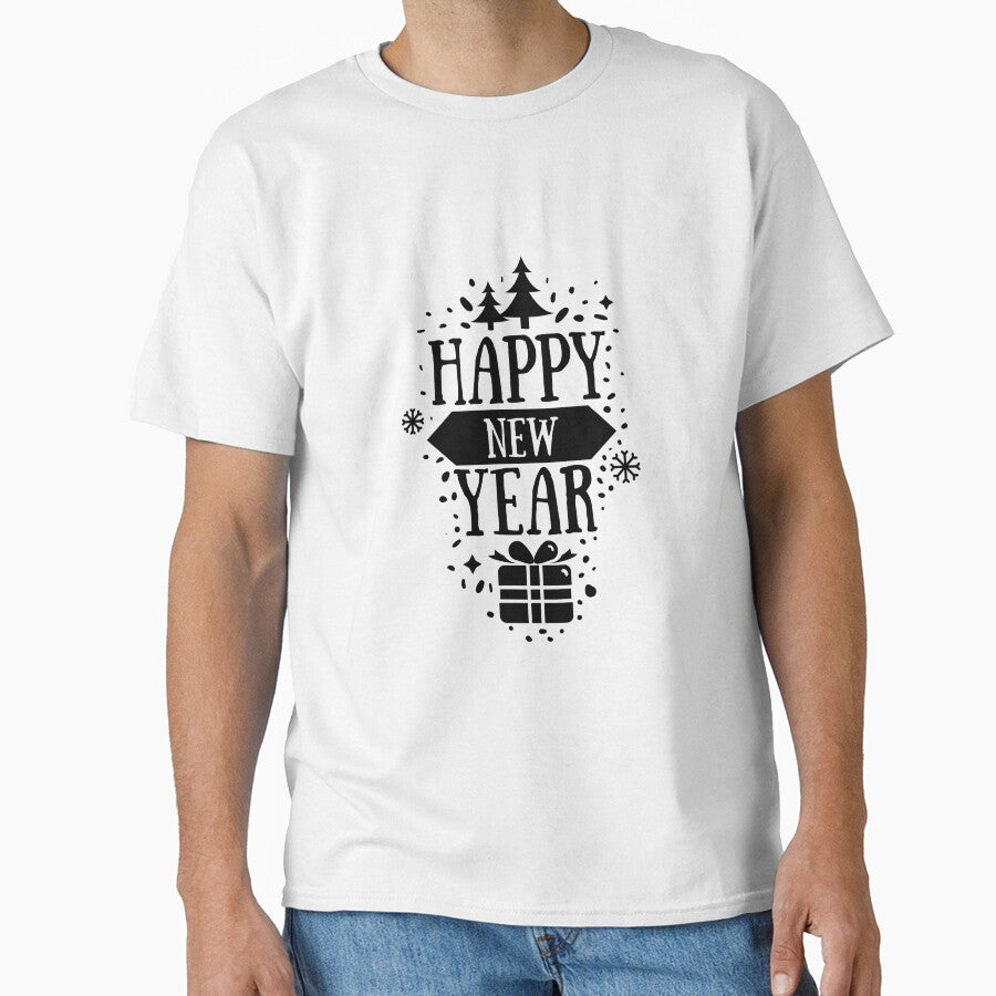 New Year Silvester Gift Shirt – Festive Party Celebration White