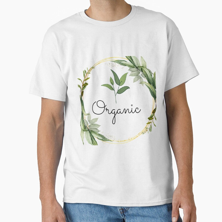 Pure Organic Essence Sustainable Fashion Minimalist T-Shirt White