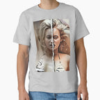 Duality Concept Art Abstract Symbolic Graphic Classic T-Shirt Heather Grey