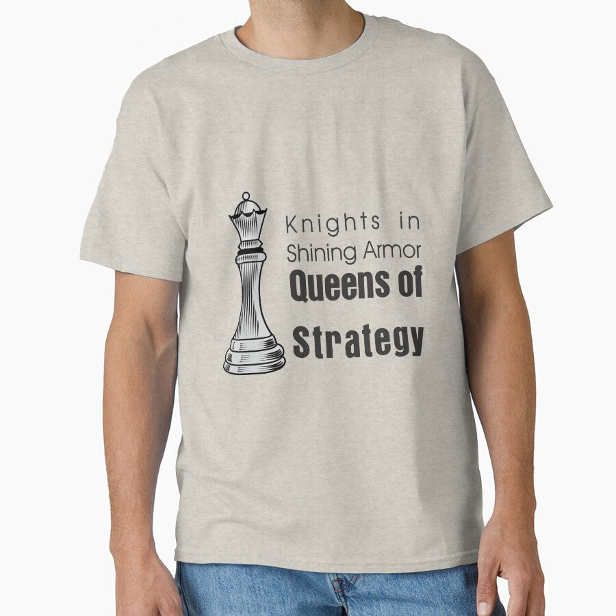 Queens Of Strategy Female Empowerment Business Tactical Tee Creme