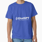 ChatGPT The Future Is Here Shirt | Revolutionary AI Tech Graphic Blue