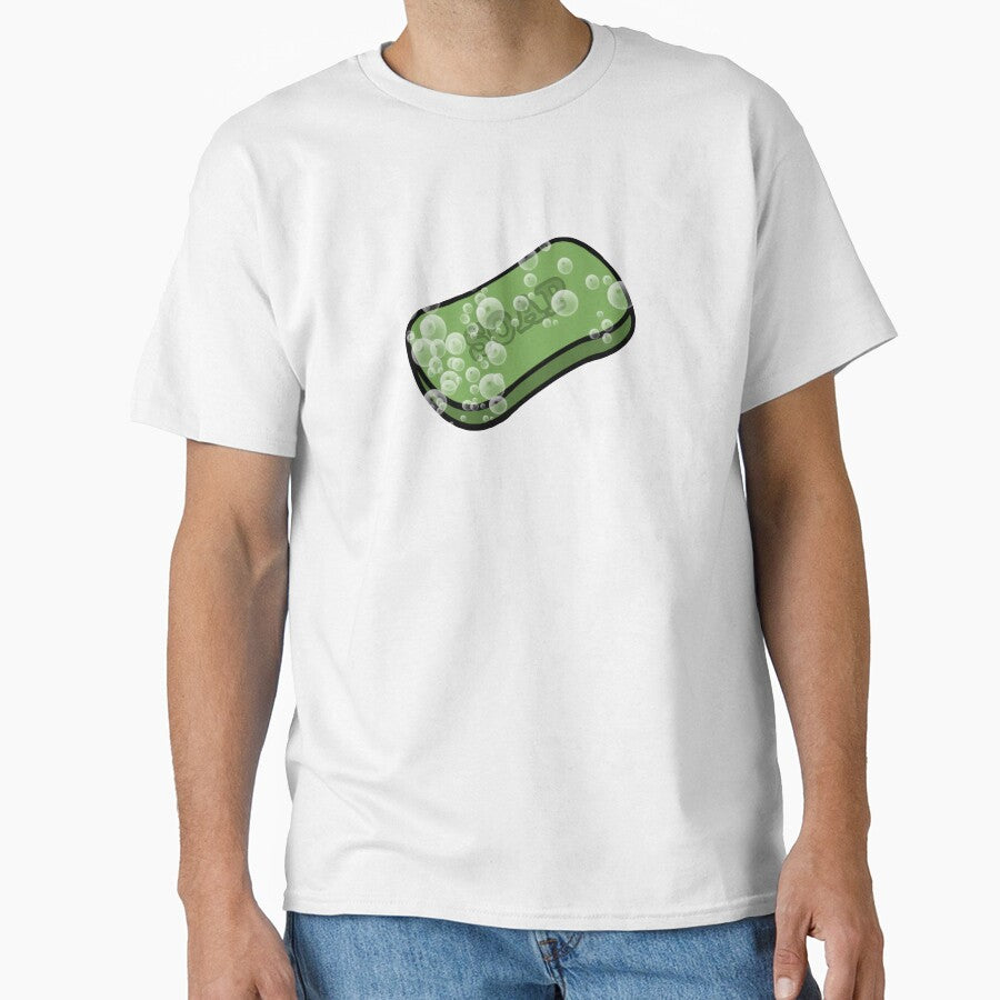 Soap Bar Aesthetic Graphic Tee Sustainable Beauty Gift White