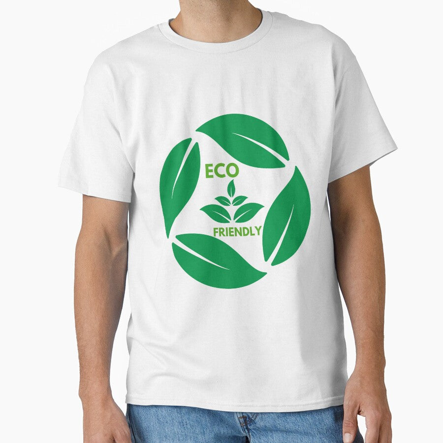 Ecoliving Sustainable Lifestyle Graphic Tee Earth Day Gift White