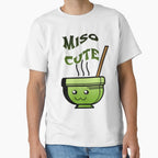 Miso Cute Japanese Food Pun Tee Adorable Kitchen Style Shirt White