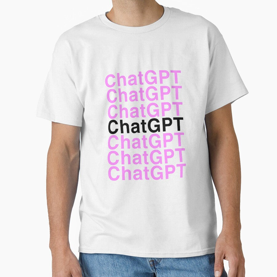 ChatGPT OpenAI Classic T-Shirt | High Quality AI Software Logo Tee White